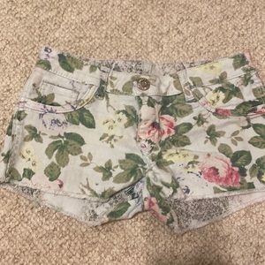 jean shorts double sides